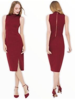 EUC White house black market sleeveless dress